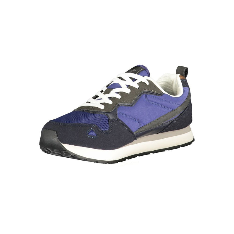 U.S. Grand Blue Polyester Men Sneaker - High-Performance Style