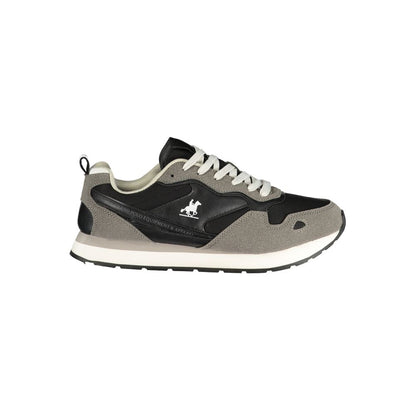 U.S. Grand Black Polyurethane Men Sneaker