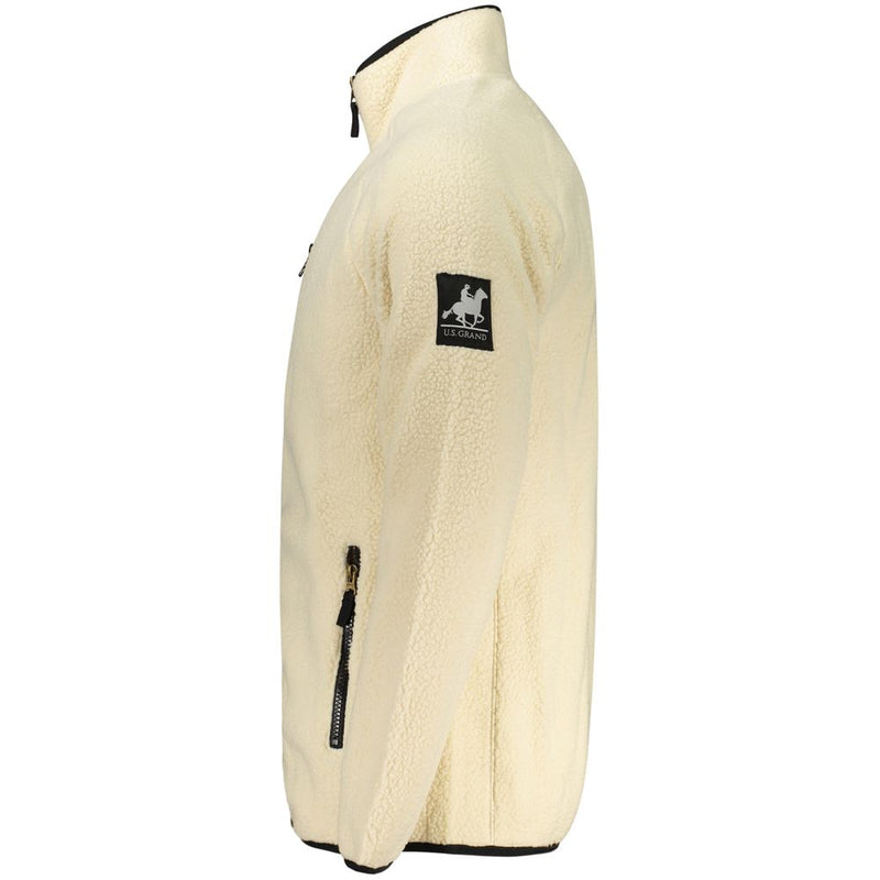 U.S. Grand Sweatshirt pour hommes en polyester blanc