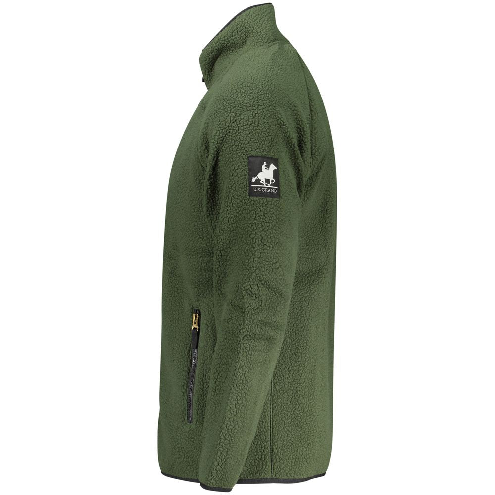 U.S. Grand Sweatshirt Vert en Polyester pour Hommes