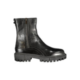 Cafenoir Black Leather Women Boot - Chic Ankle Style