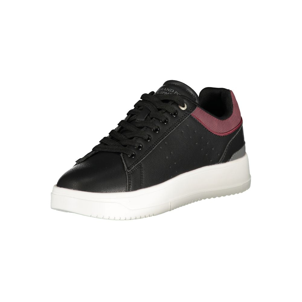 U.S. Grand Black Polyurethane Men Sneaker
