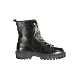 Cafenoir Black Leather Women Ankle Boot