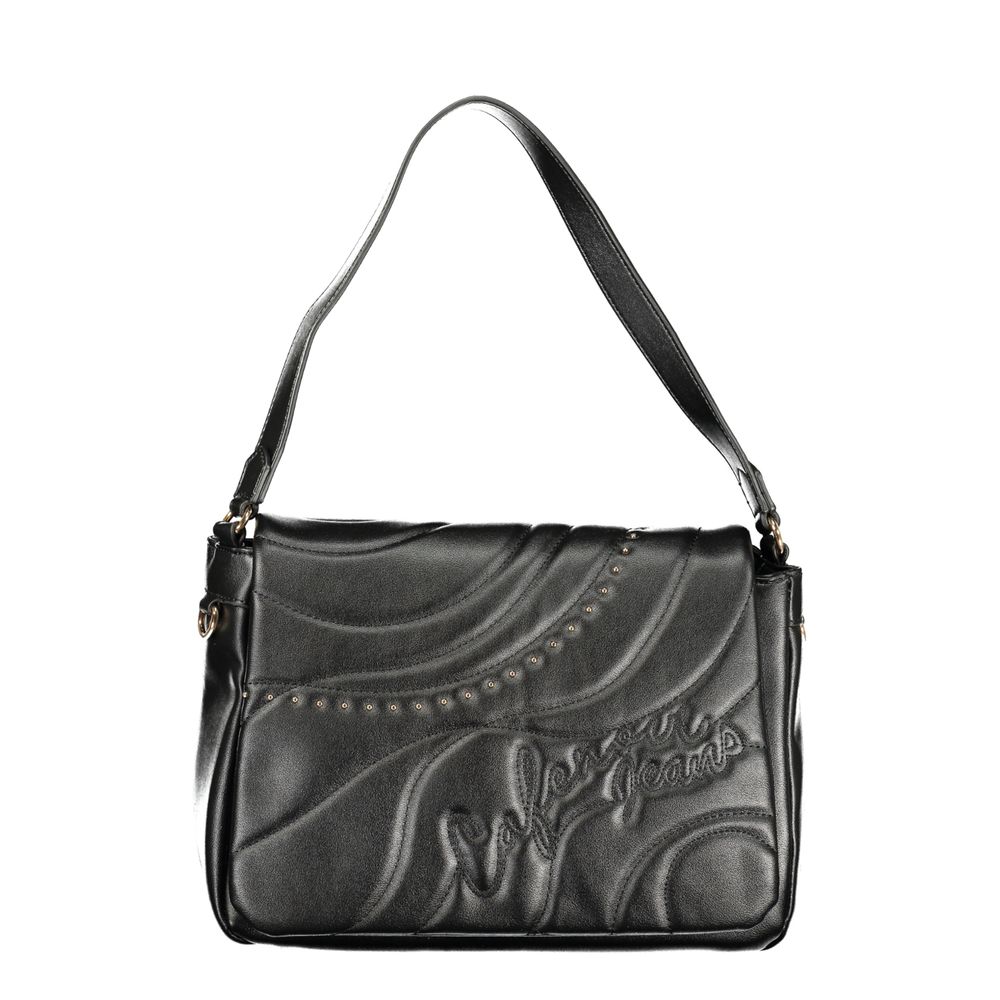 Cafenoir Black Polyethylene Handbag - Stylish and Versatile