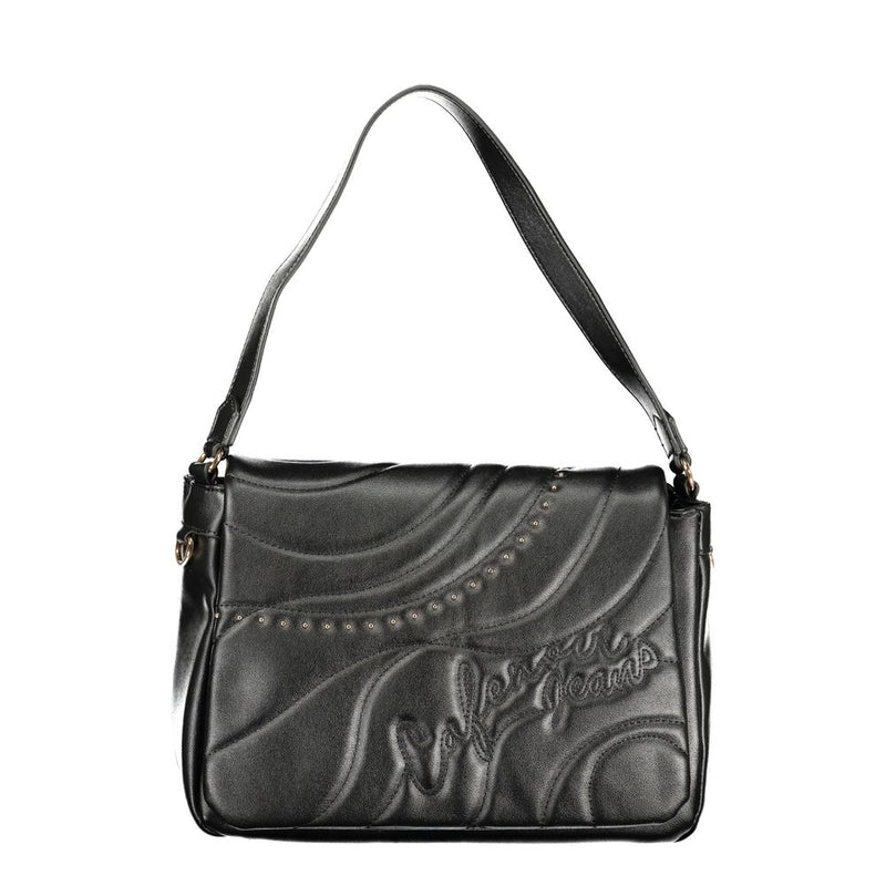 Cafenoir Black Polyethylene Handbag - Stylish and Versatile