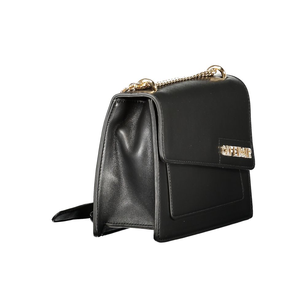 Cafenoir Black Polyethylene Handbag - Stylish and Functional
