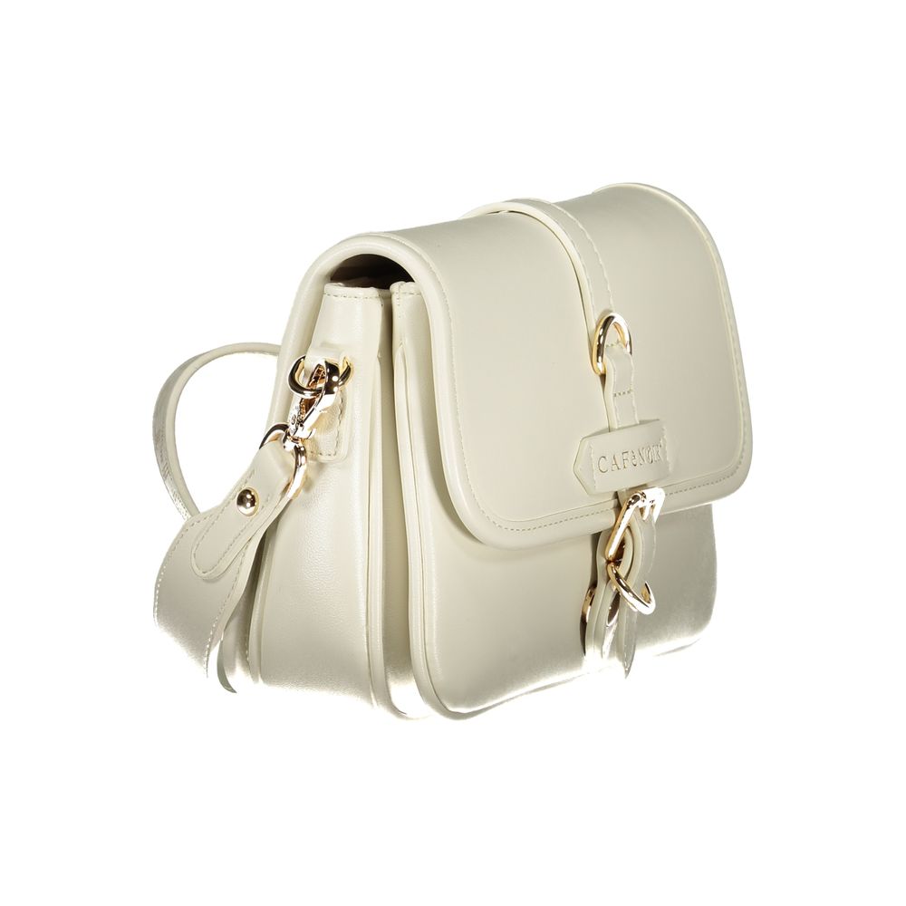 Cafenoir Bianco Polyurethane Women Handbag - Stylish & Versatile