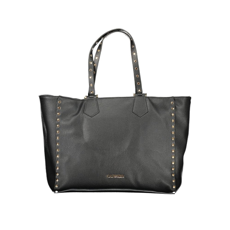 Cafenoir Black Polyurethane Women Shoulder Bag