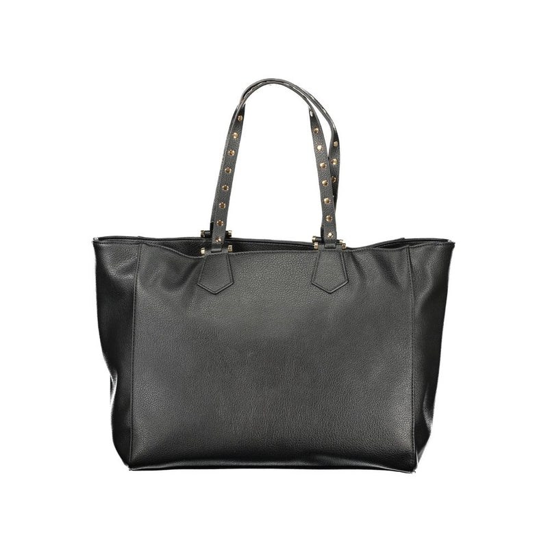 Cafenoir Black Polyurethane Women Shoulder Bag