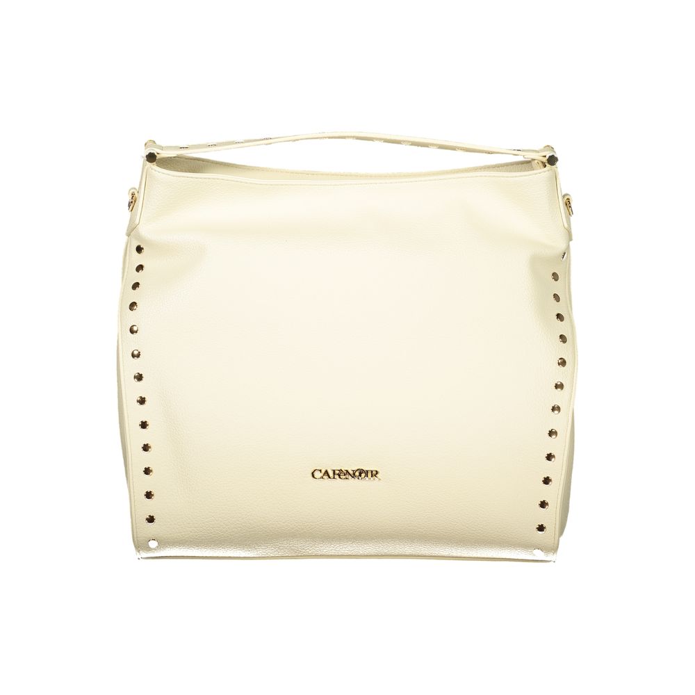 Cafenoir Beige Polyurethane Women Shoulder Bag