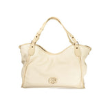 Cafenoir Beige Polyurethane Women Shoulder Bag