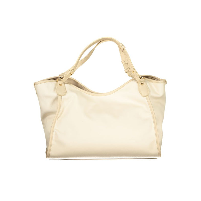 Cafenoir Beige Polyurethane Women Shoulder Bag