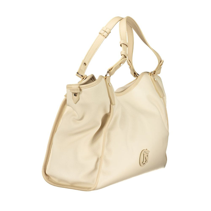 Cafenoir Beige Polyurethane Women Shoulder Bag