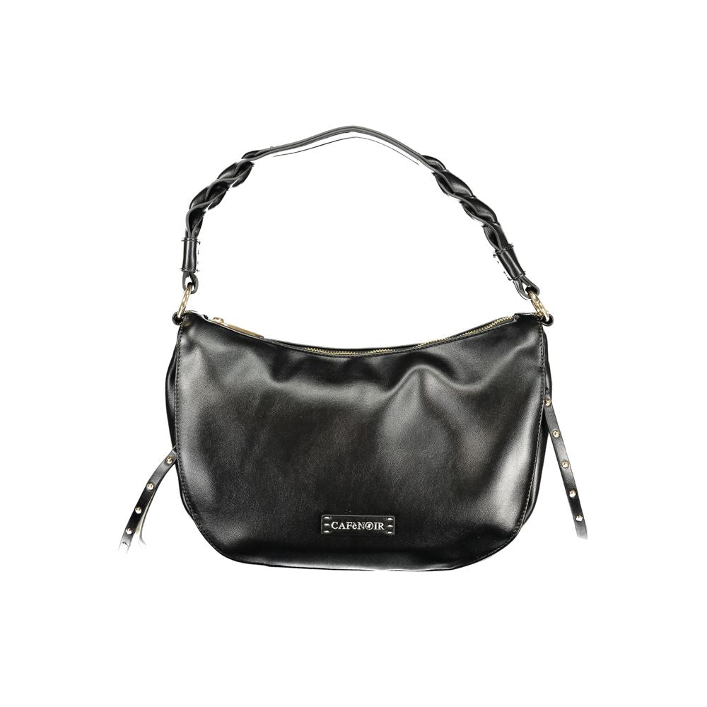 Cafenoir Black Polyethylene Handbag - Stylish and Functional