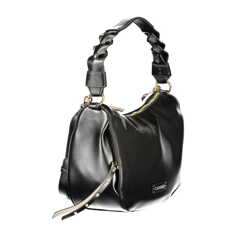 Cafenoir Black Polyethylene Handbag - Stylish and Functional