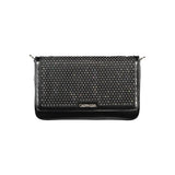 Cafenoir Black Polyurethane Women's Shoulder Bag