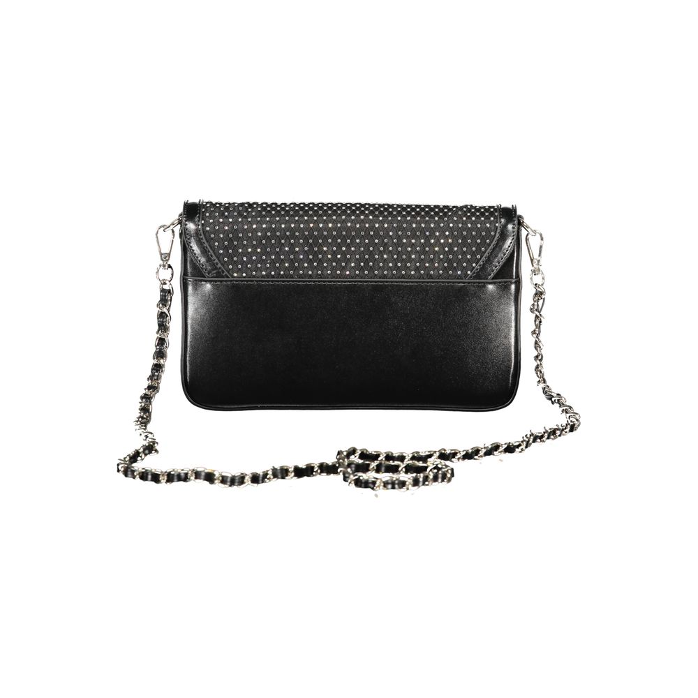Sac porté épaule femme Cafenoir en polyuréthane noir