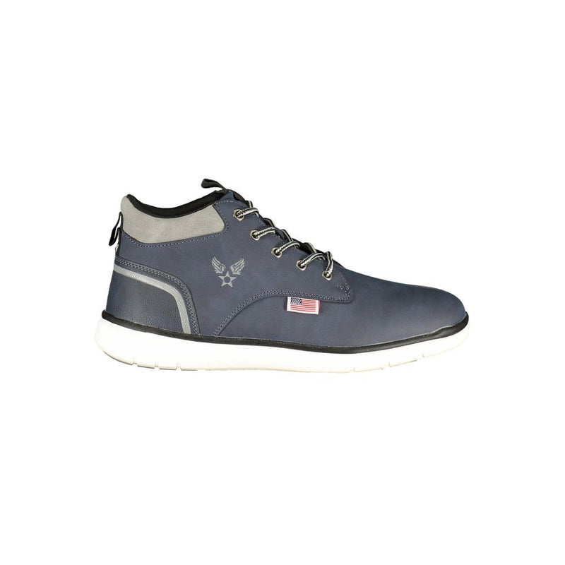 Avirex Blue Polyurethane Men Ankle Boot