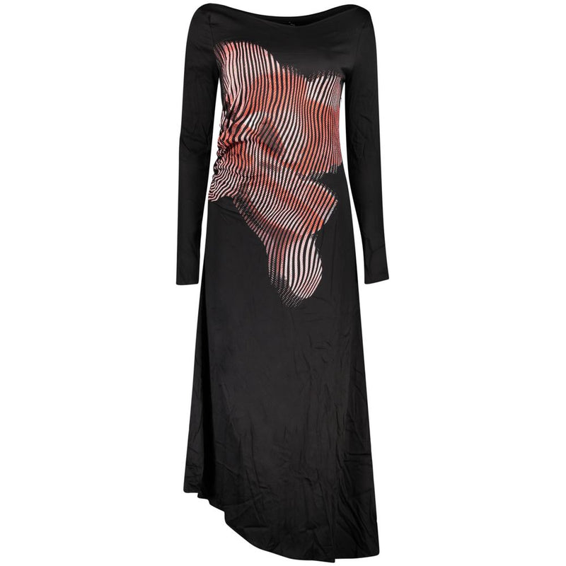 Robe Longue Femme Viscose Noire Desigual