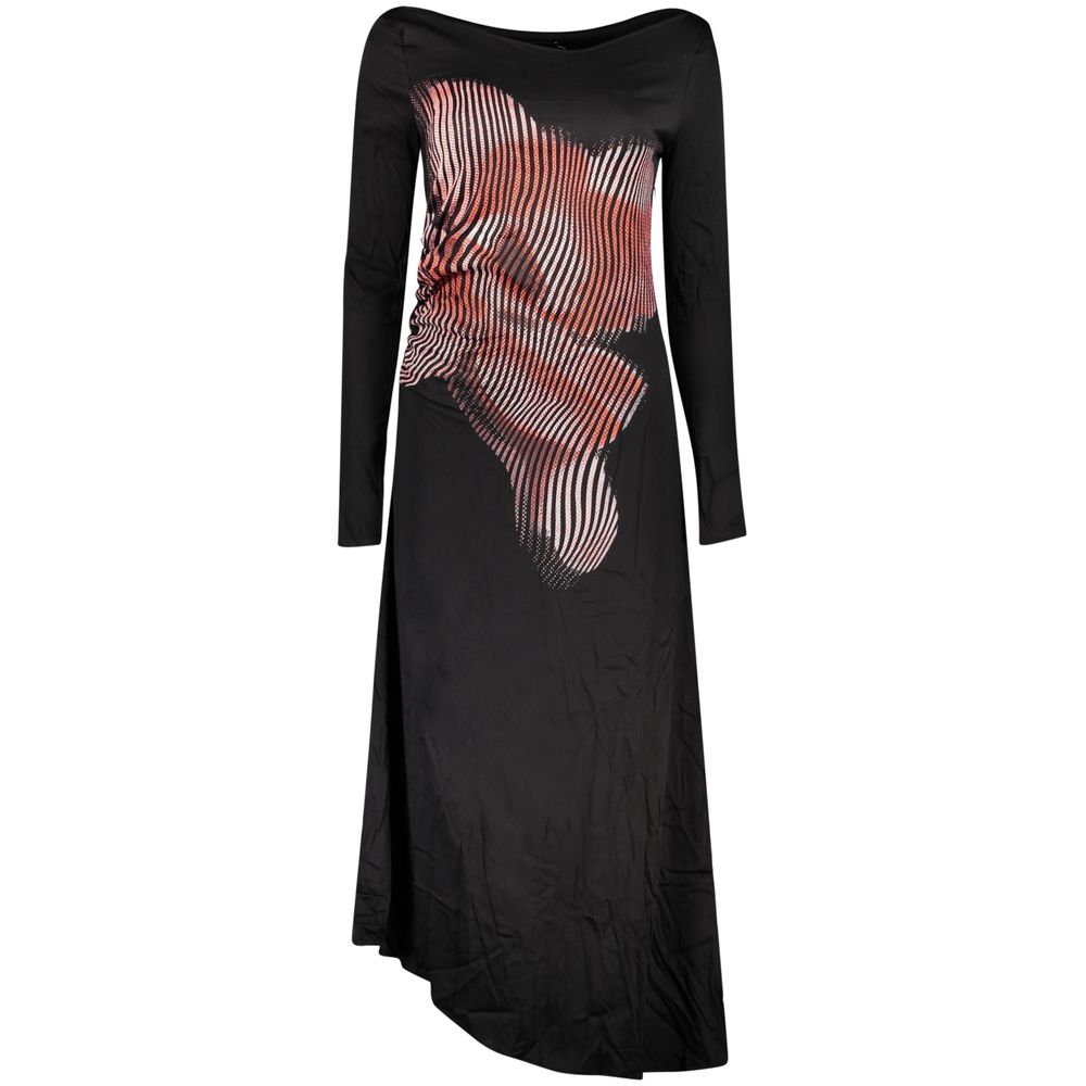 Robe Longue Femme Viscose Noire Desigual