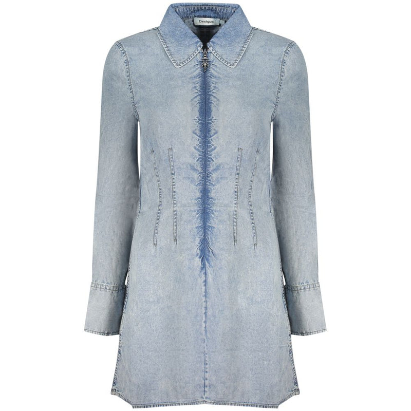 Desigual Azzurro Lyocell Women Dress - Élégance et Confort