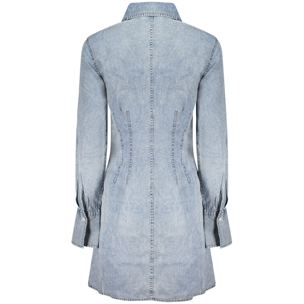 Desigual Azzurro Lyocell Women Dress - Élégance et Confort