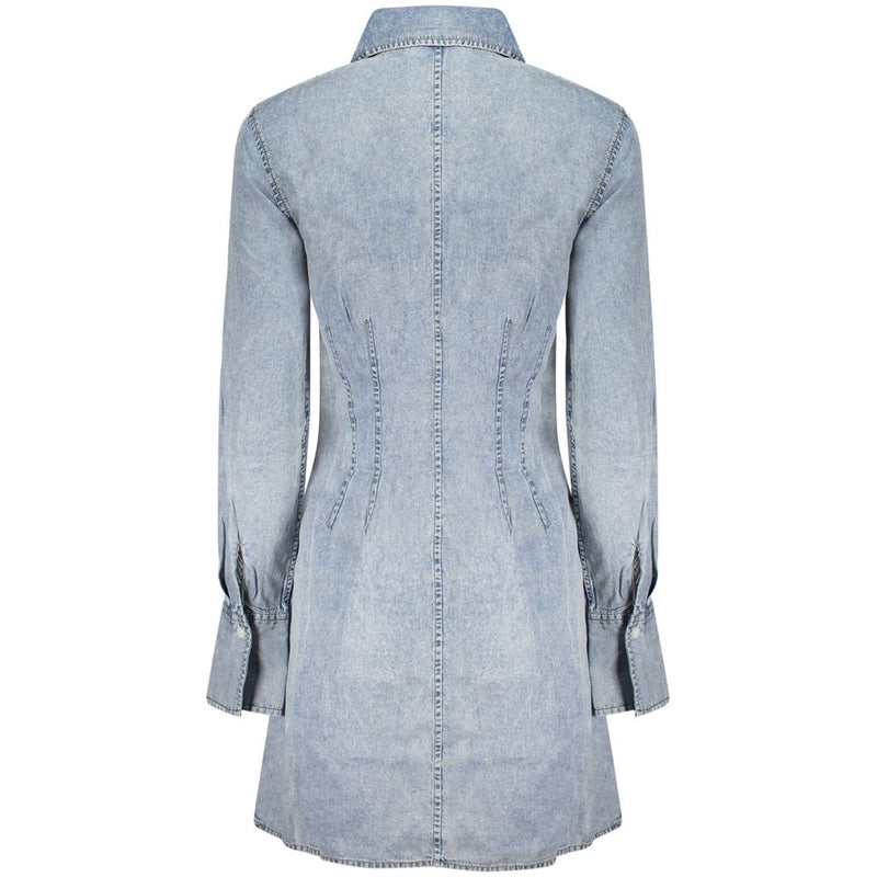 Desigual Azzurro Lyocell Women Dress - Élégance et Confort