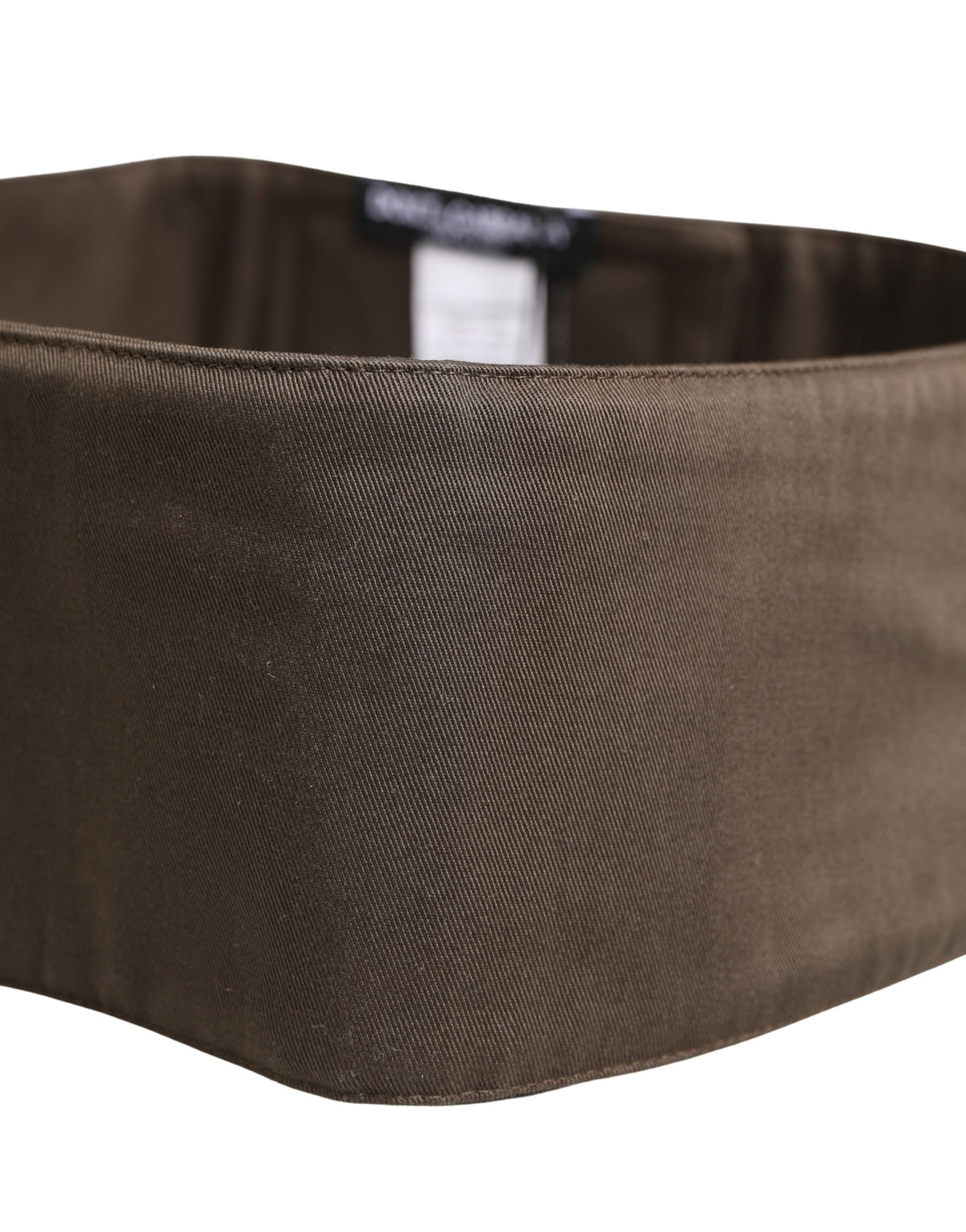 Dolce & Gabbana Bruin Viscose Brede Riem Taille Cummerband Heren