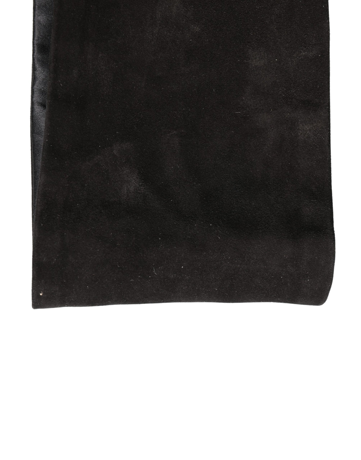 Dolce & Gabbana Ceinture large en velours noir pour homme