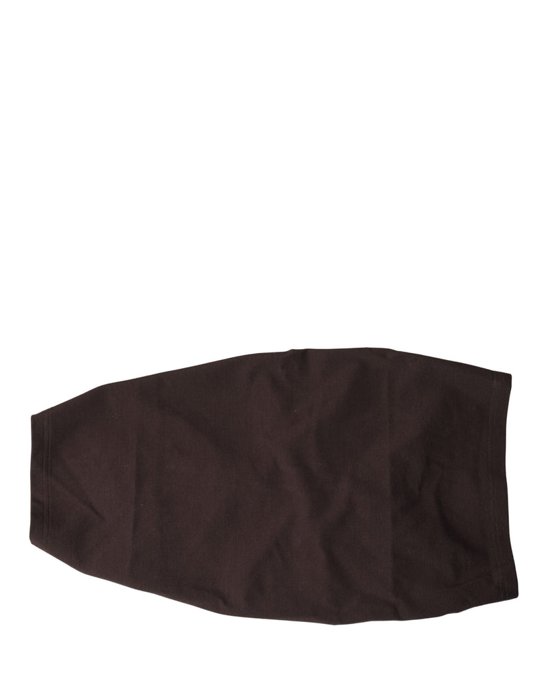 Dolce & Gabbana Bruin Viscose Brede Riem Taille Cummerband Heren