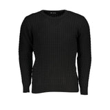U.S. Grand Nero Acrilico Men Sweater - Élégance Moderne