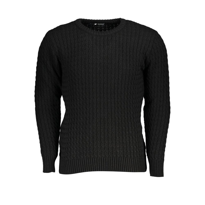 U.S. Grand Nero Acrilico Men Sweater - Élégance Moderne