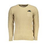 U.S. Grand Beige Acrylic Sweater for Men - Stylish Comfort