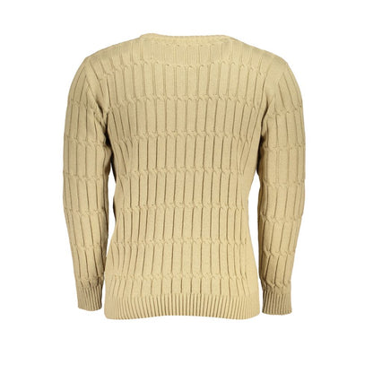 Pull pour homme en acrylique beige grand américain