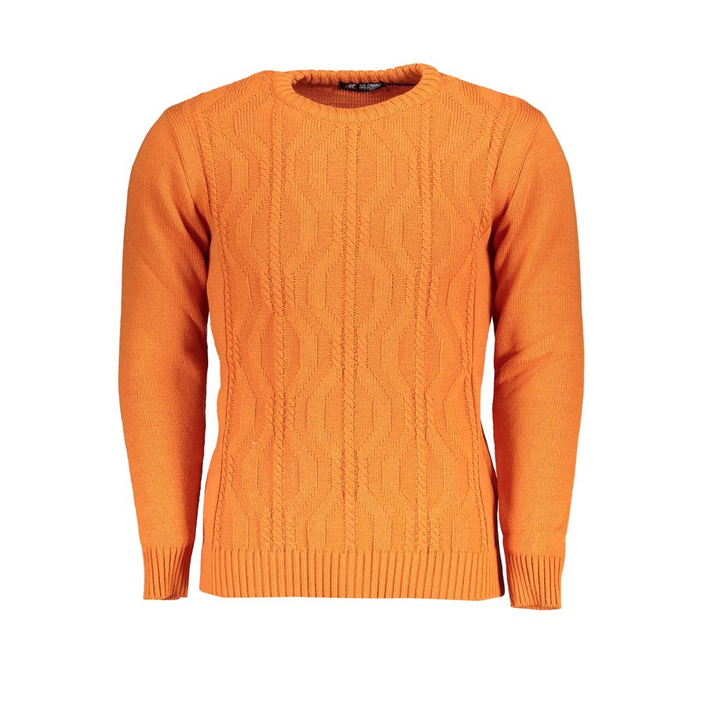 Pull Homme Américain en Acrylique Grand Orange