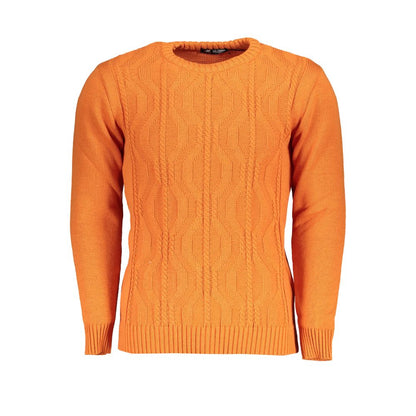 Pull Homme Américain en Acrylique Grand Orange