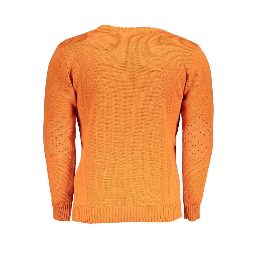 Pull Homme Américain en Acrylique Grand Orange