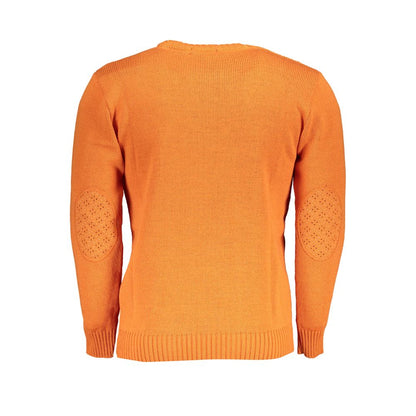 Pull Homme Américain en Acrylique Grand Orange