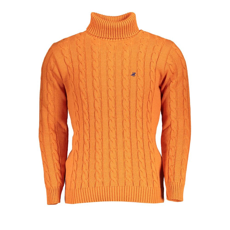 U.S. Grand Arancione Turtleneck Sweater for Men - XXL