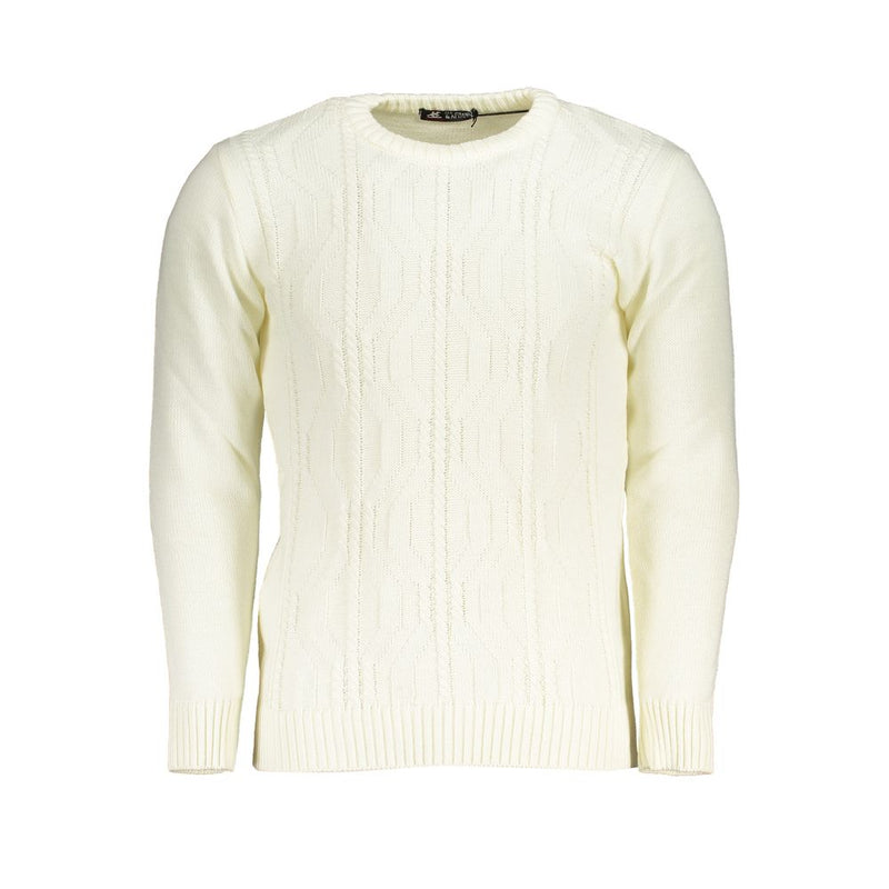 U.S. Grand Bianco Acrylic Men Sweater - Élégance et Confort