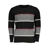 U.S. Grand Black Acrylic Men's Sweater - Stylish Comfort