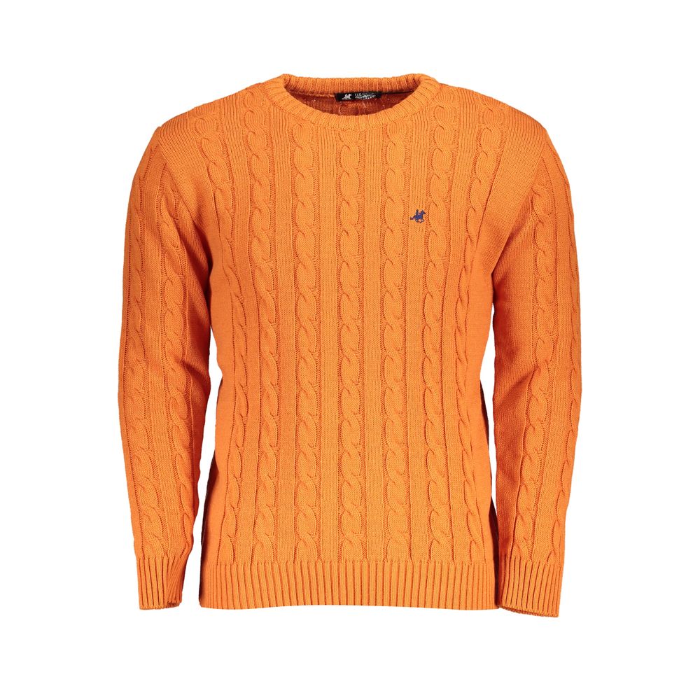 U.S. Grand Arancione Acrylic Men Sweater - XXL