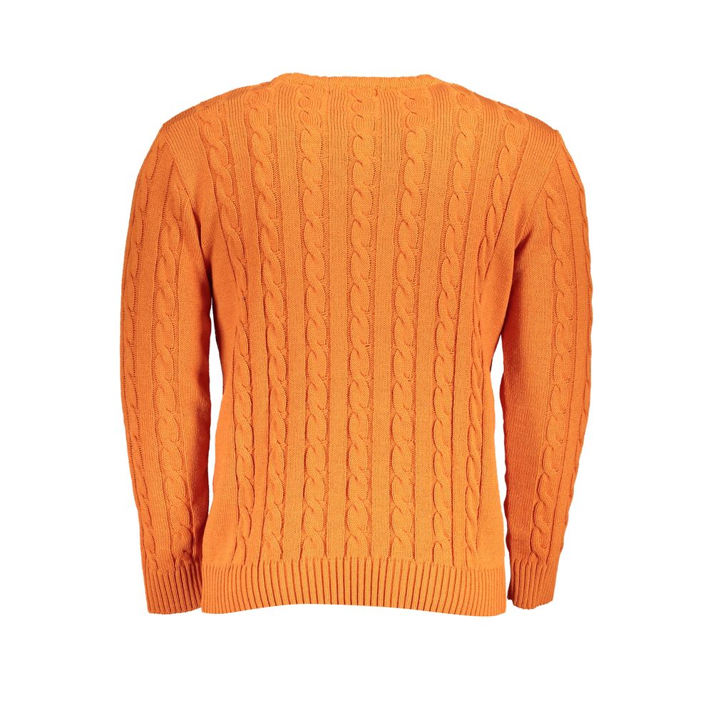 U.S. Grand Arancione Acrylic Men Sweater - XXL