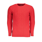 U.S. Grand Rosso Acrylic Men Sweater