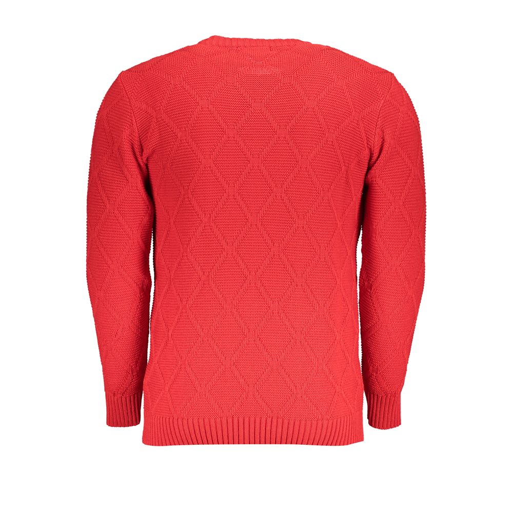 U.S. Grand Rosso Acrylic Men Sweater