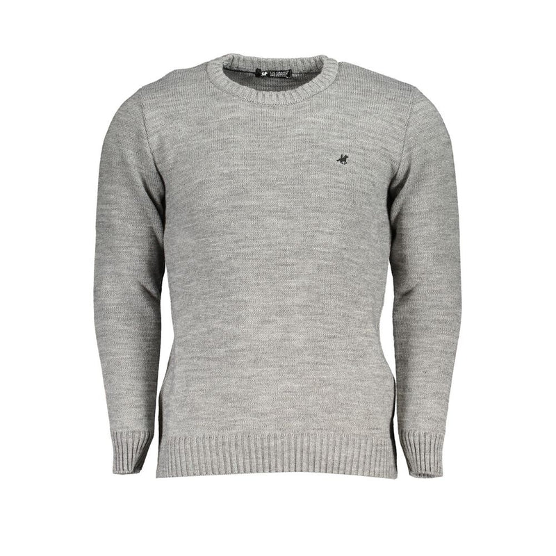 U.S. Grand Grigio Acrylic Sweater for Men - XXL