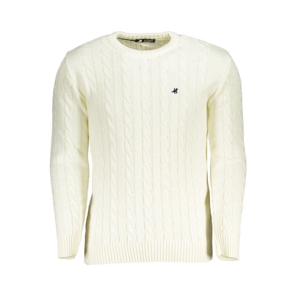 U.S. Grand Bianco Sweater pour Homme en Acrylique