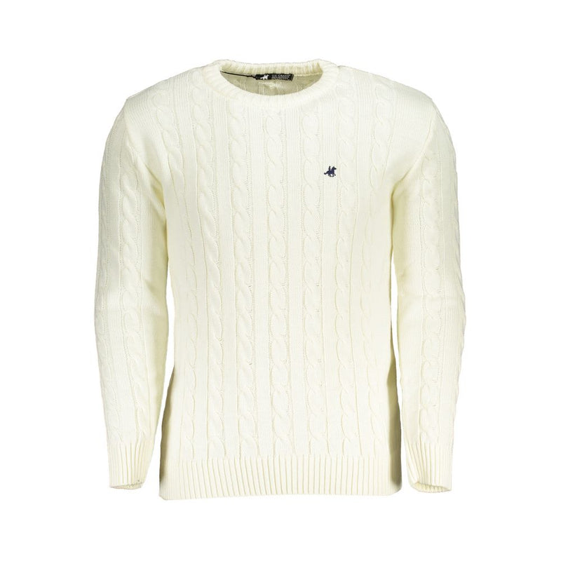 U.S. Grand Bianco Sweater pour Homme en Acrylique