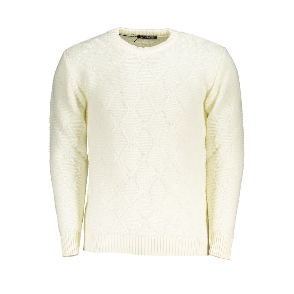 U.S. Grand Bianco Acrylic Sweater for Men - XXL