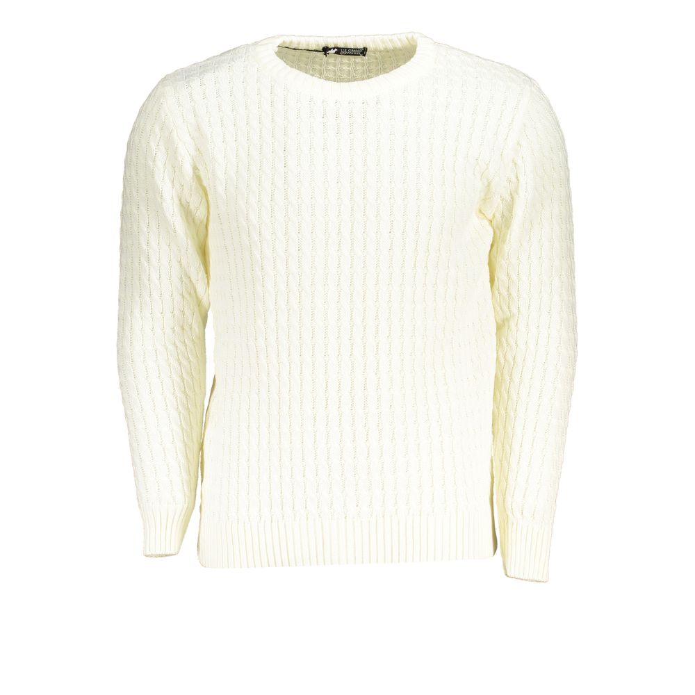 U.S. Grand Bianco Acrylic Sweater for Men - XXL
